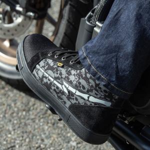 Cortech Slayer Canvas Skulls Riding Shoes