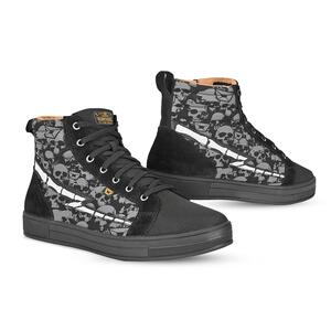 Cortech Slayer Canvas Skulls Riding Shoes
