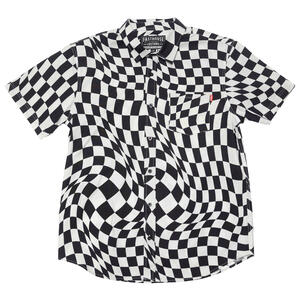 Fasthouse Trip SS Button UP Shirt 3215-5059-09 123005-01-13 - Black/white - 3XL