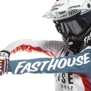 Fasthouse Women's Grindhouse Anthem Jersey 3961-1912-77 230003-13-04 - White/teal - XL