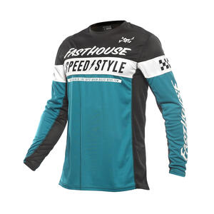 Fasthouse Youth Grindhouse Akin Jersey 3961-2315-56 260004-40-23 - Red/black - L