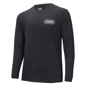 Shoei Corp Logo Long Sleeve TEE 0411-1117-04 CORPLS BKGU SM - Black/gun - S