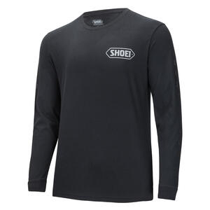 Shoei Corp Logo Long Sleeve TEE 0411-1117-04 CORPLS BKGU SM - Black/gun - S