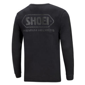 Shoei Corp Logo Long Sleeve TEE 0411-1117-04 CORPLS BKGU SM - Black/gun - S
