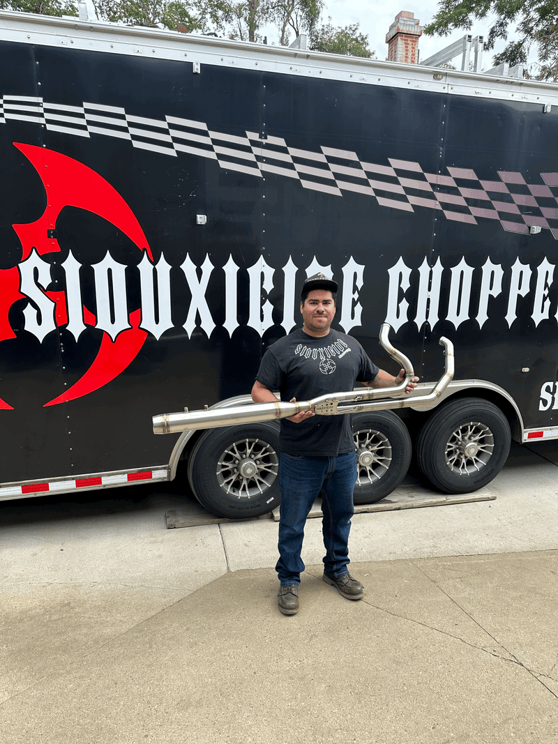 Siouxicide Chopper Harley M8 Touring Performance Stainless 2-1 Exhaust Pipe