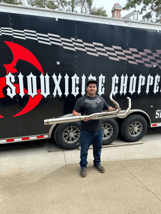 Siouxicide Chopper Harley M8 Touring Performance Stainless 2-1 Exhaust Pipe