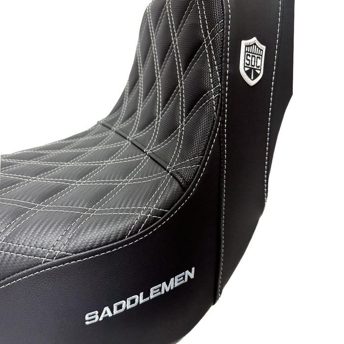 SILVER STITCH SADDLEMEN 0802-1433 SC81829DB Pro Series SDC Performance Gripper Seat