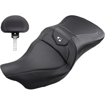 Saddlemen Road Sofa Seat - 808-07B-185BR For Harley Touring 2008-2025