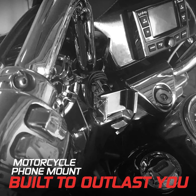 TACKFORM Mount for 1.5" Handlebars | Chrome Short Reach