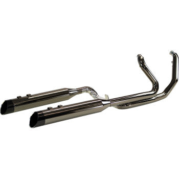 KHROME WERKS 1800-2482 201445 2-into-2 Dominator Exhaust System with 4-1/2" Mufflers - Eclipse® - FL