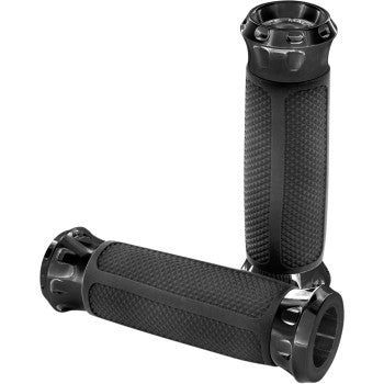 (OPEN BOX) Performance Machine 0630-1665 0063-2081-B Custom Grips Overdrive Cable Black For Harley Motorcycles 1980-2020