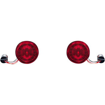 CUSTOM DYNAMICS 2020-1573 PB-RR-1157 ProBEAM Red LED Turn Signals with Red Lenses- 1157 Bases - Red