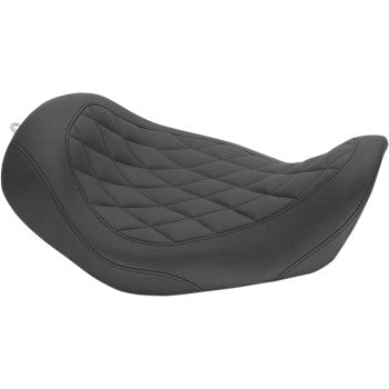 MUSTANG 0803-0395 76704 Wide Tripper™ Solo Seat Seat - without Backrest - Diamond - Black