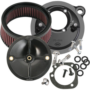 S&S CYCLE 1010-1510 170-0093 Super Stock™ Stealth Air Cleaner Kit - XL