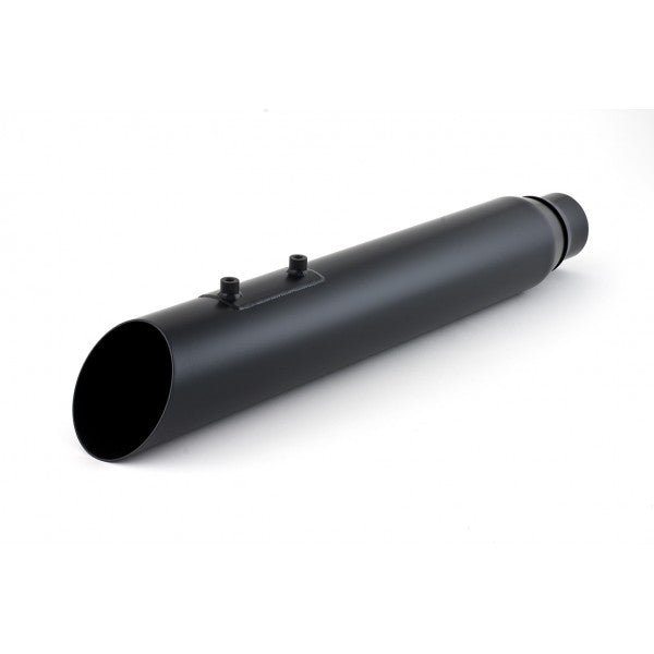 D&D EXHAUST FLH/FLT BOSS BOARZILLA GHOST PIPE - 2 PIECE BLACK SLANT CUT GHOST PIPE 09-16