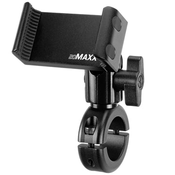 TACKFORM Enduro Motorcycle Phone Mount - Industrial Spring Cradle - Black
