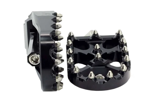 FLO MOTORSPORTS V2 MX STYLE FOR HARLEY DAVIDSON DYNA FXR SPORTSTER - BLACK