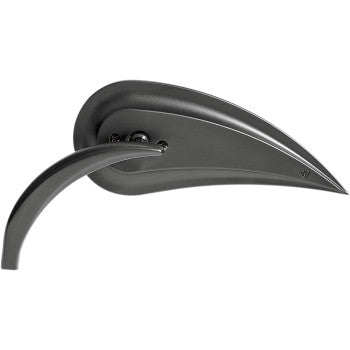 ARLEN NESS 0640-0324 13-092 Rad III Mirror - Tear Drop - Black - Left
