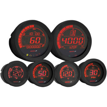 Koso North America HD-02 Gauge - BA050907 For Harley Touring 2004-2013