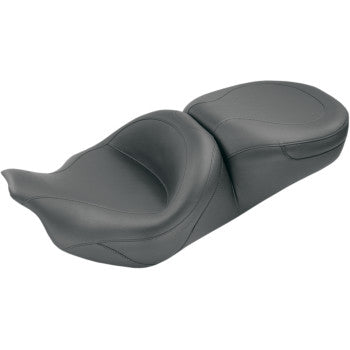 MUSTANG 0801-0456 76033 One-Piece 2-Up Ultra Touring Seat - Smooth - '08-'21 FLT