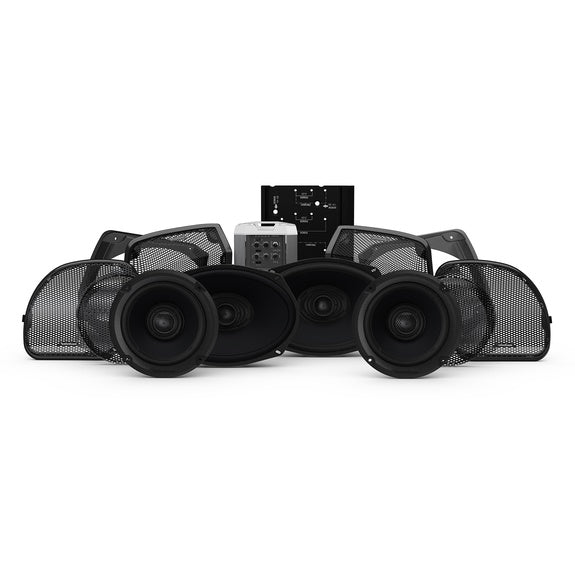 Rockford Fosgate 14-Up Road Glide and Street Glide 4 Speaker and Amp Kit
