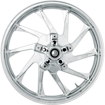 COASTAL MOTO 0201-2326 3D-HUR213CH-ABS Hurricane Precision Cast 3D Front Wheel - Dual Disc/ABS - Chrome - 21"x3.50" - '08+ FL