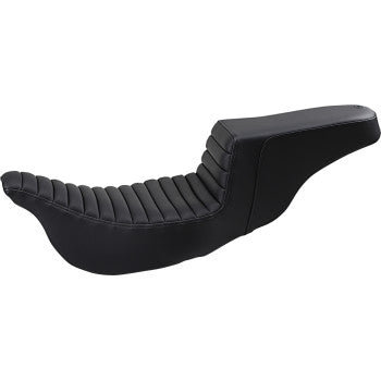 SADDLEMEN 0801-1282 808-07B-171EXT Extended Reach Step-Up Seat - Tuck-n-Roll - Black