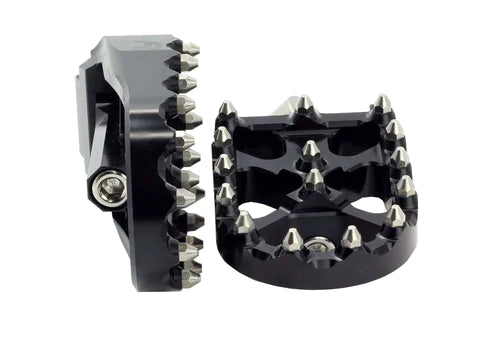 FLO MOTORSPORTS V3 FOOT PEGS FOR HARLEY DAVIDSON - BLACK