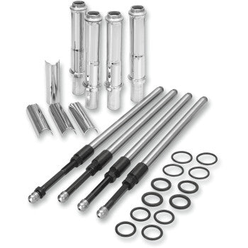 S&S CYCLE 0928-0023 106-6051 Pushrod Kit with Cover Pushrods with Tubes - Twin Cam