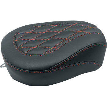 MUSTANG 0801-1378 76648AB Wide Tripper™ Passenger Seat - Black w/ American Beauty Red Stitching