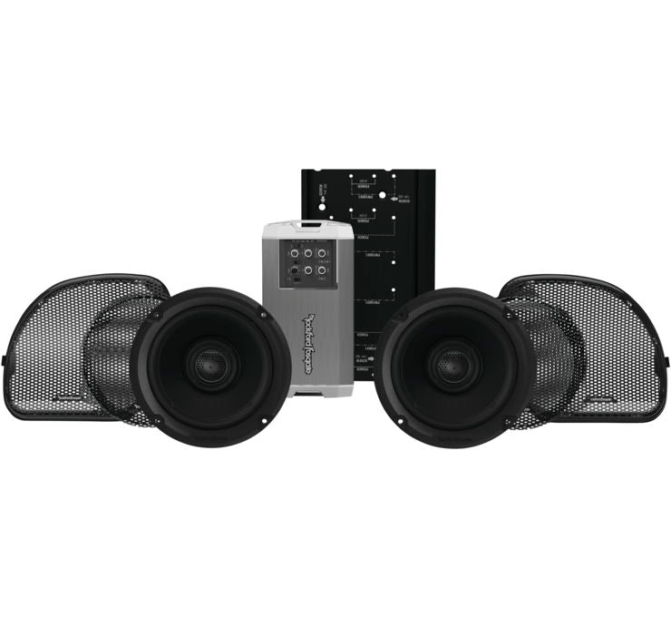 Rockford Fosgate® Audio Kits for 14-20 Harley-Davidson 2 Speaker and Amp Kit