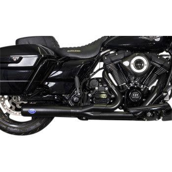 S&S Cycle Diamondback 2-Into-1 Exhaust System - 550-1028 For Harley Touring 2017-2026