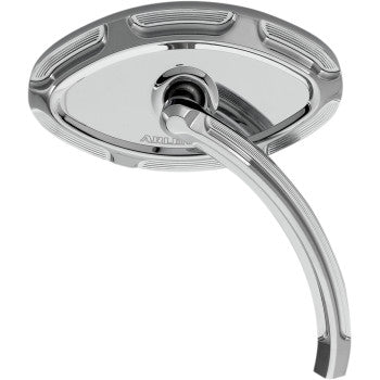 (OPEN BOX)  ARLEN NESS 0640-0758 13-133 Cats Eye Forged Billet Mirror - Chrome - Right