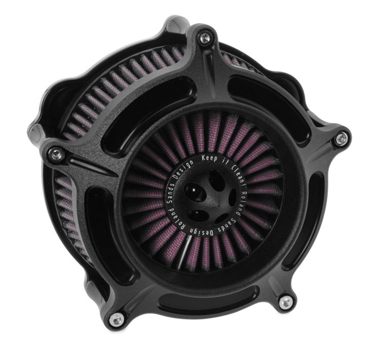 Roland Sands Design® RD5543 Turbine Air Cleaners Black Ops - M8