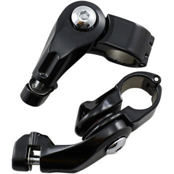 KURYAKYN 1620-1288 7574 Tour-Tech Adjustable Cruise Footpeg Mounts - Short
