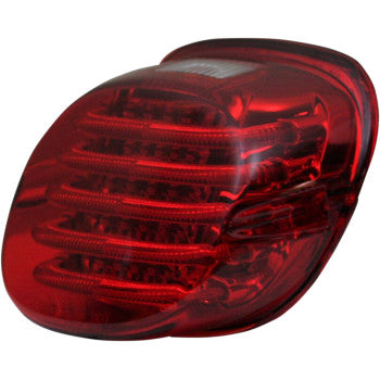 CUSTOM DYNAMICS 2010-1362 PB-TL-LPW-R ProBEAM® Low-Profile LED Taillight Kit — with Top Tag Light - with License Plate Illumination Window - Red