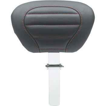 Mustang Deluxe Touring Driver Backrest - 79012AB For Harley Touring 2008-2025