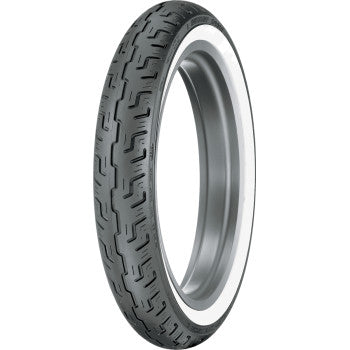 DUNLOP 0305-0399 45064215 The Harley-Davidson® D401™ Tire — Front  - Whitewall 100/90-19