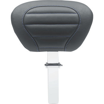 Mustang Deluxe Touring Driver Backrest - 79012SB For Harley Touring 2008-2025