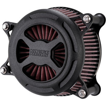 Vance & Hines 42065VO2 X Air Cleaner Black Wrinkle For Harley Touring 2017-2021