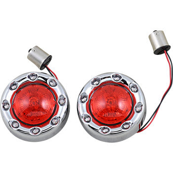 (OPEN BOX) Custom Dynamics ProBEAM® Turn Signal - PB-BR-RR 56-CR For Harley Motorcycles 2000-2024