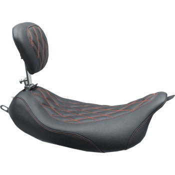 Mustang Wide Tripper™ Seat - 79727AB For Harley Touring 2008-2025