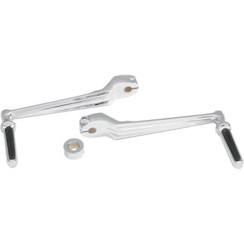 PERFORMANCE MACHINE (PM) 1602-0405 0034-1081-CH Contour Shift Lever and Spacer Heel/Toe Shift Lever - Chrome - FLHT '84+
