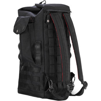 BURLY BRAND 3517-0454 B15-1013B Sissy Bar Backpack - Black