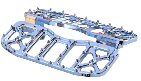 FLO MOTORSPORTS V5 BAGGER / TOURING HARLEY FLOOR BOARDS - CHROME
