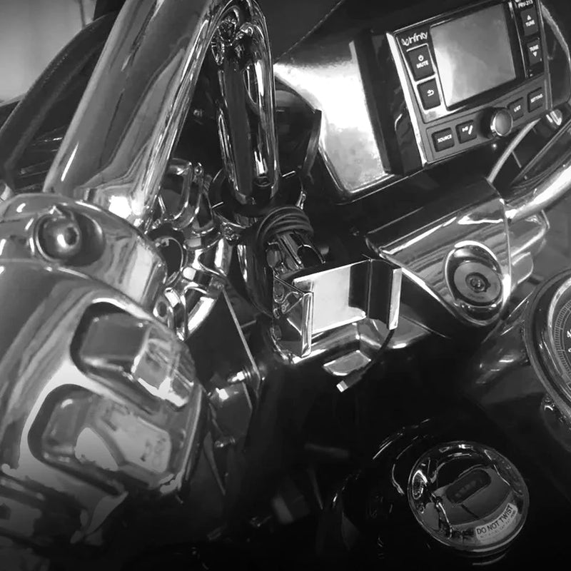 TACKFORM Mount for 1.5" Handlebars | Chrome Short Reach