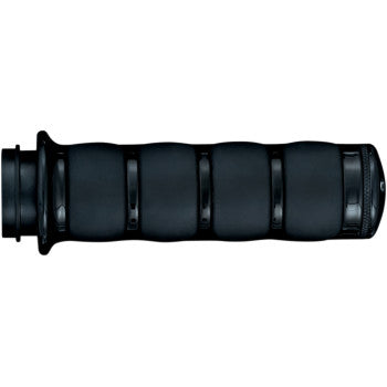 Kuryakyn 6320 ISO Grips For Harley Cable Black For Harley Motorcycles 1980-2021