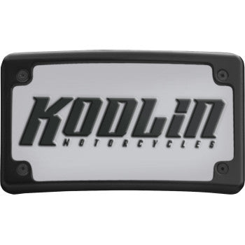 KODLIN MOTORCYCLE 2030-2160 KUS20100 License Plate Kit - Curved - Black