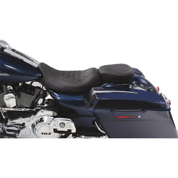 Mustang Tripper Pillion Pad - 76695 For Harley Touring 1997-2025