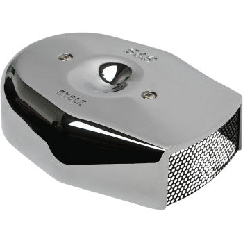 S&S CYCLE 1014-0296 170-0592 Stealth Tribute Air Cleaner Cover - Chrome